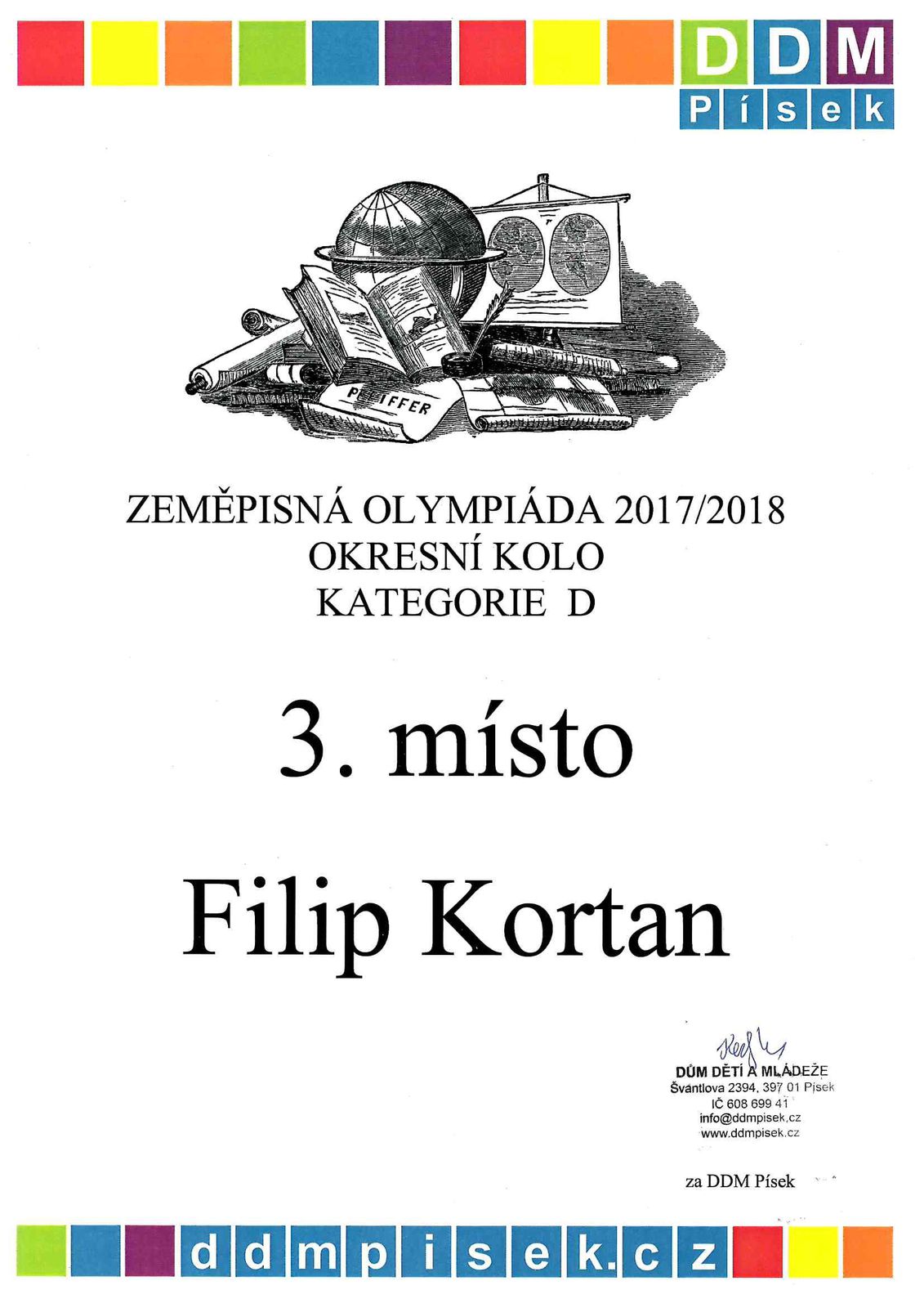 Diplom Filip Kortan
