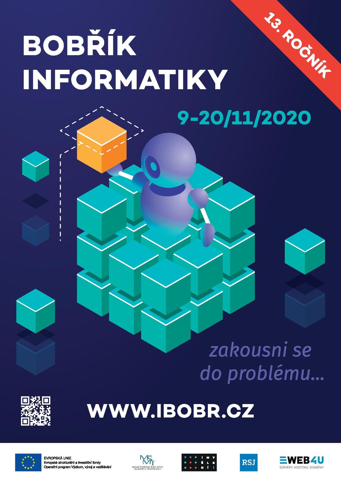 Plakát Bobřík informatiky (ZŠ)