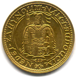 Svatováclavský dukát z roku 1923